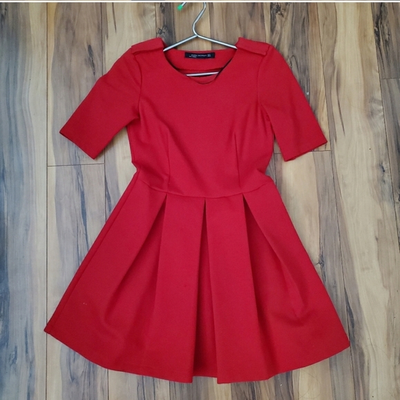 Zara red dress - Picture 3 of 4